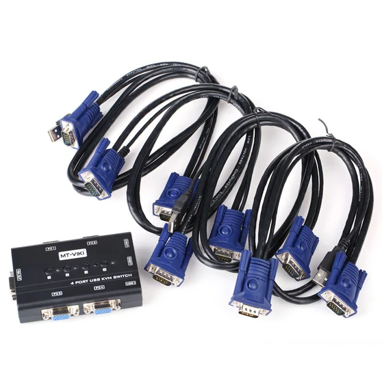 

MT-460KL KVM switch four into one out MT-460KL wiring manual multi-computer USB KVM switch