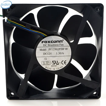 

PV123812P2BF 00 Server System Cooling Fan DC 12V 1.3A 12038 12cm 120*120*38mm 4 Wires S
