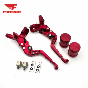 

7/8" 22MM Motorcycle Master Cylinder Reservoir Hydraulic Brake Clutch Lever Universal For 50CC-300CC 100CC 125CC 200CC 250CC