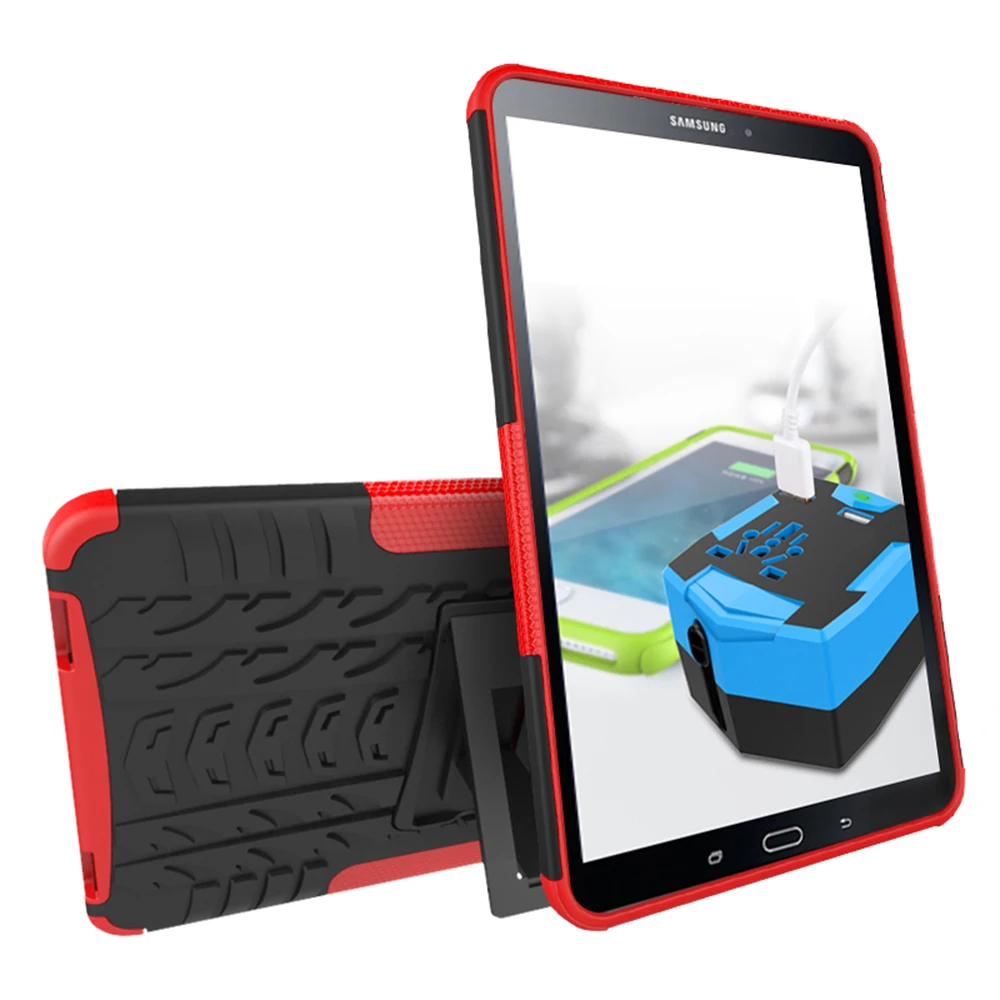 Для Samsung Galaxy TAB A 10 1 2016 чехол 2 в прочная Броня TPU и PC Capas для SM-T585 SM-580 планшета +
