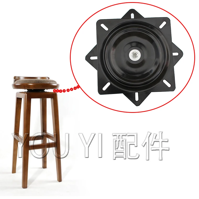 Swivel furniture parts lazy susan turntable with full bearings without