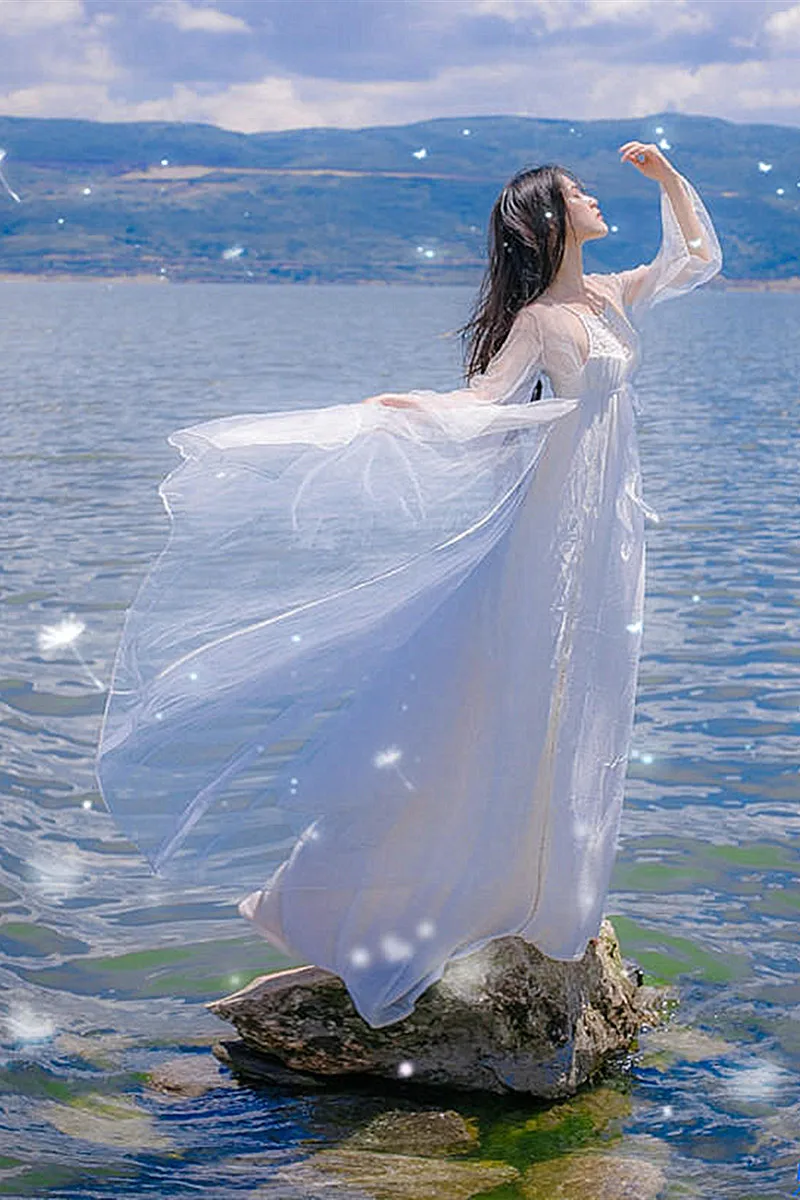 Для беременных женщин беременность фотография Реквизит белый жгут платья Приморский отдых белая пляжная юбка тонкий элегантный фея