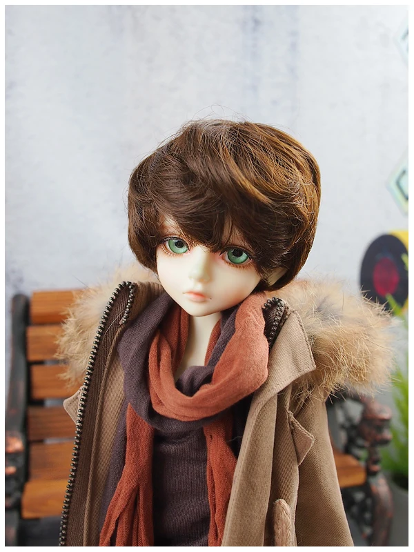 Макияж и глаза включен! Бори мальчик 1/4 bjd кукла милый sd лучшие подарки тан манекен