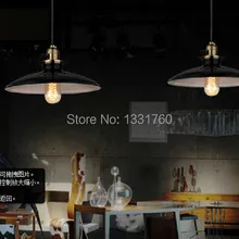 Американское освещение в стиле кантри винтажная нить подвесное Освещение маленький зонтик RH подвесной светильник чердак подвесные лампы