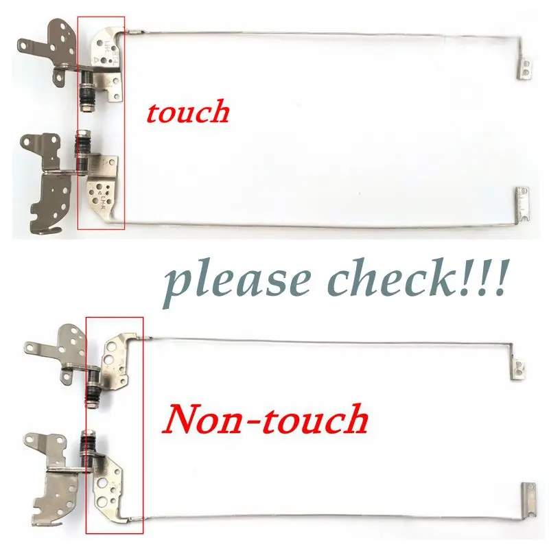 Direita + Esquerda Dobradiças para Toshiba Dobradiças da Tela de Toque r + l Gzeele Nova Satellite S50d-a S50dt-a S50t-a S55-a S55d-a Lcd S50-a - Imagem 3