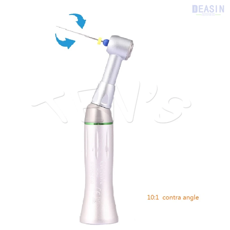 1 шт. х DEASIN 10:1 зубные низкоскоростные возвратно-поступательные угловые наконечники для ручного использования/напильники двигателя