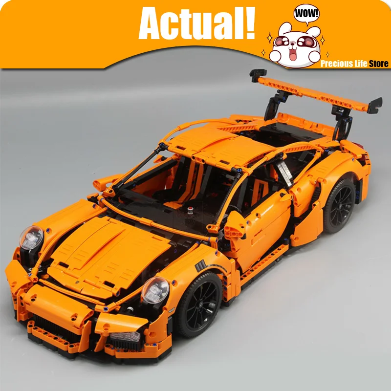 

lepin 20001 20001b technic series 3368 race car bricks 42056 model building kits blocks model toys for children as brithday gift