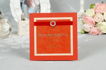 

Free Shipping 40 X High Quality Red Wedding Invitation Personalized & Customized Printing Wedding Invitations Cards