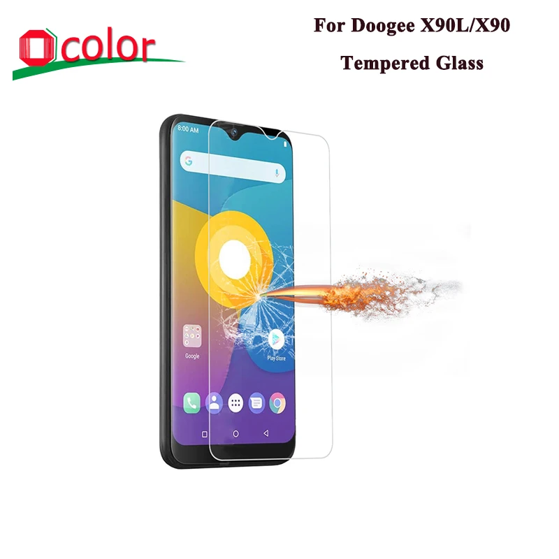 Ocolor Для Doogee X90 закаленное стекло 9 H пленка ультра тонкое Переднее на экран