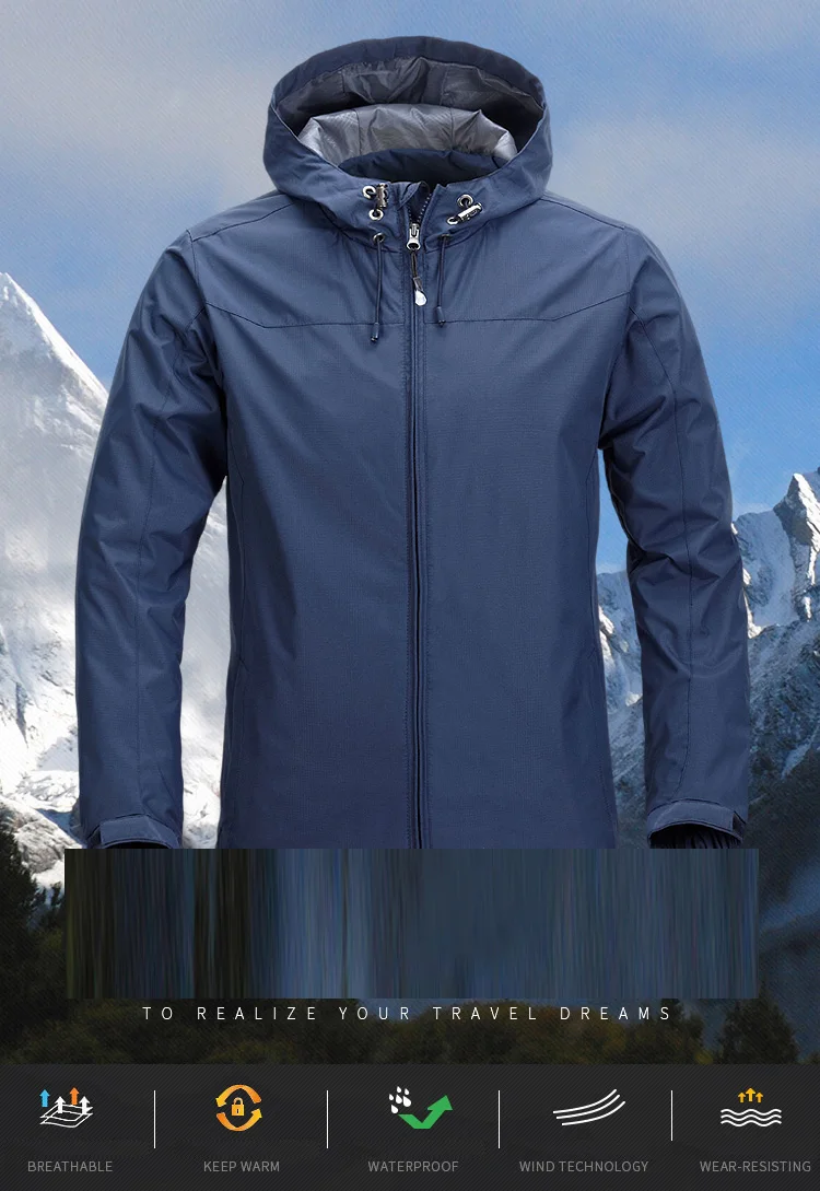 Aufdiazy Outdoor Hiking Jacket Men Spring Autumn Thin Coat Fishing Trekking Windbreaker Soft Shell Light Waterpoof Jackets IM057  (1)