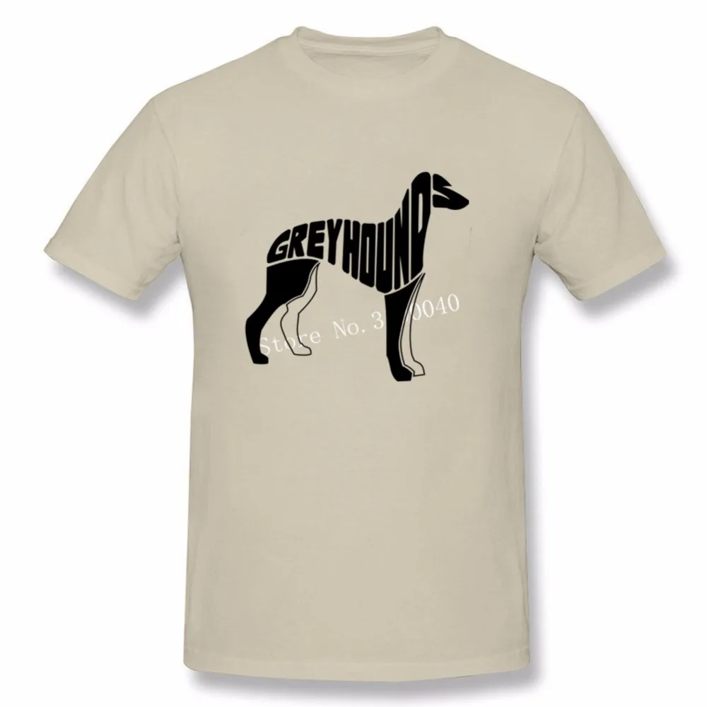 Борзая Собака Футболка Для мужчин 2018 новый короткий рукав Harajuku для camisetas аниме