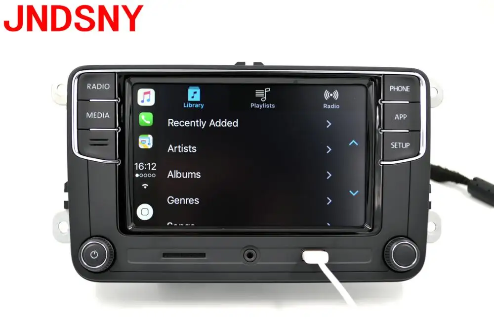 JNDSNY CarPlay Noname RCD330 RCD330G плюс CarPlay автомобиль MIB радио для VWGolf 5 6 Jetta CC Tiguan Passat B6 B7 Polo 6RD 035 187B