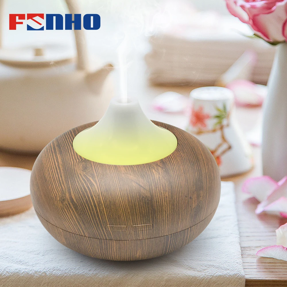 

FUNHO 300ml Essential Oil Diffuser Ultrasonic Humidifier Air Diffuser With LED Lamp Mist aromatherapy Electric Aroma Diffuser