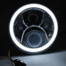 4 цвета 7 «круглый светодиодный лампы фар с DRL угол глаза Halo для Honda CB 400 CB500 1300 Hornet 250 600 900 VTR 250