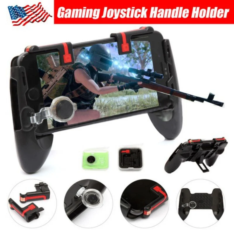 3 in1 PUBG Controller Phone Gamepad Trigger Fire Button Aim Key Buttons Smartphone Mobile Games L1R1 Shooter Shooter Joystick