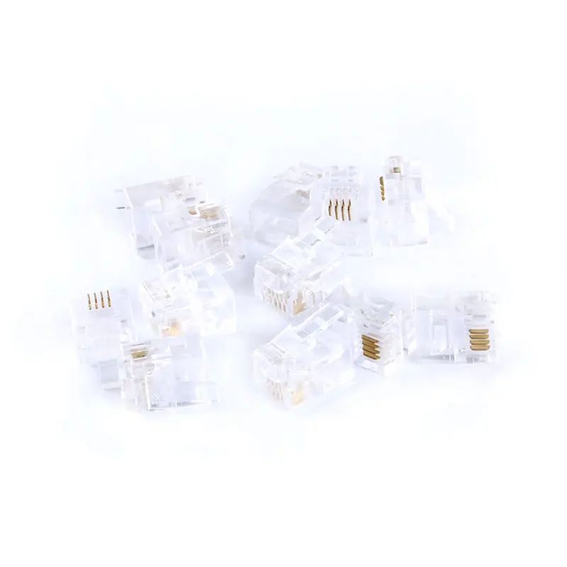 Сетевой модульный разъем Cat5 CAT5e 6 контактов 10 шт.|Компьютерные кабели и разъемы| |