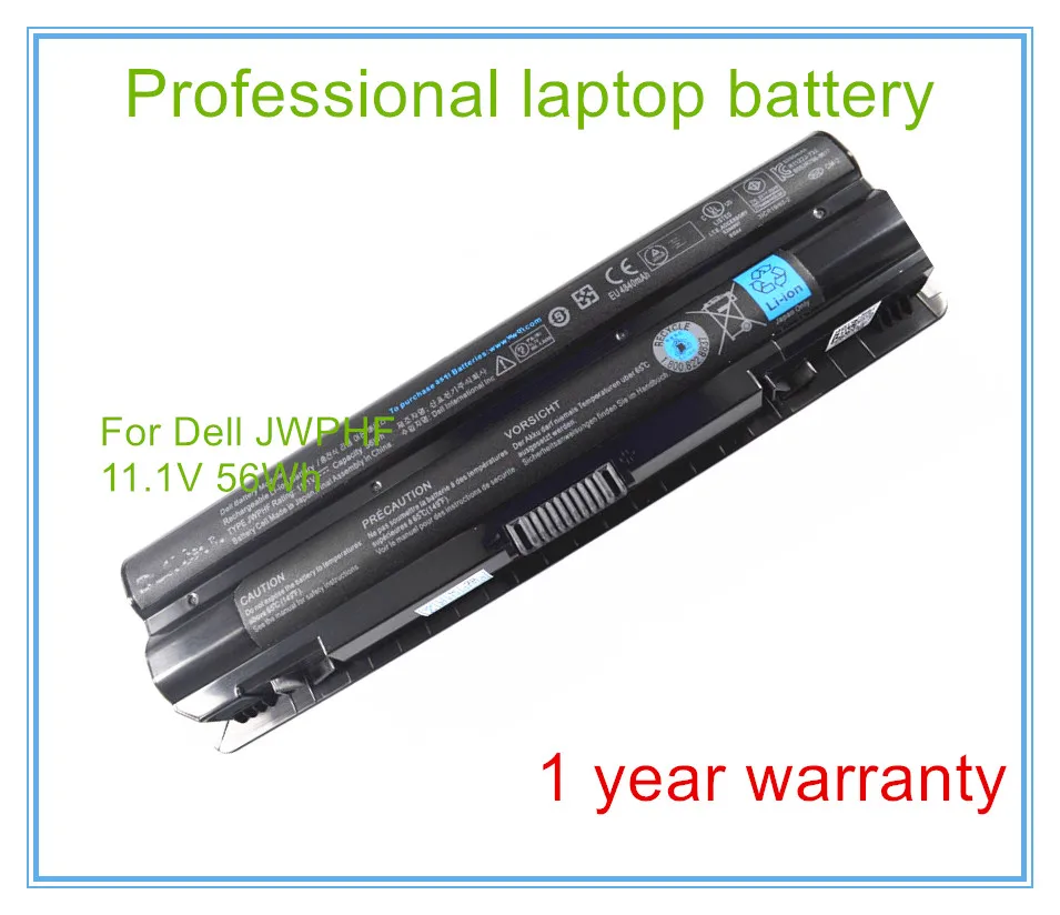 

56Wh Original Laptop Battery JWPHF for XPS 14 XPS 15 L401x L501x L502x L521x 17 L701x 3D L702x R795X J70W7 WHXY3