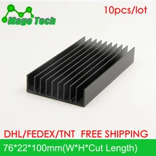 Светодиодный алюминиевый радиатор в виде пластины растут свет радиатор охлаждение Охладитель Fit транзистор IC теплопроводность светодиодный радиатор Электроника