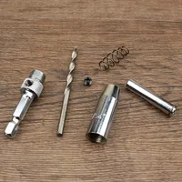 כלים לעיבוד עץ 4pcs / הרבה כלים ביד מרכוז עצמי HSS מקדחה Bits ציר Matkap Drill Bit דלת ארון 5/64 7/64 9/64 11/64 כלים לעיבוד עץ (2)