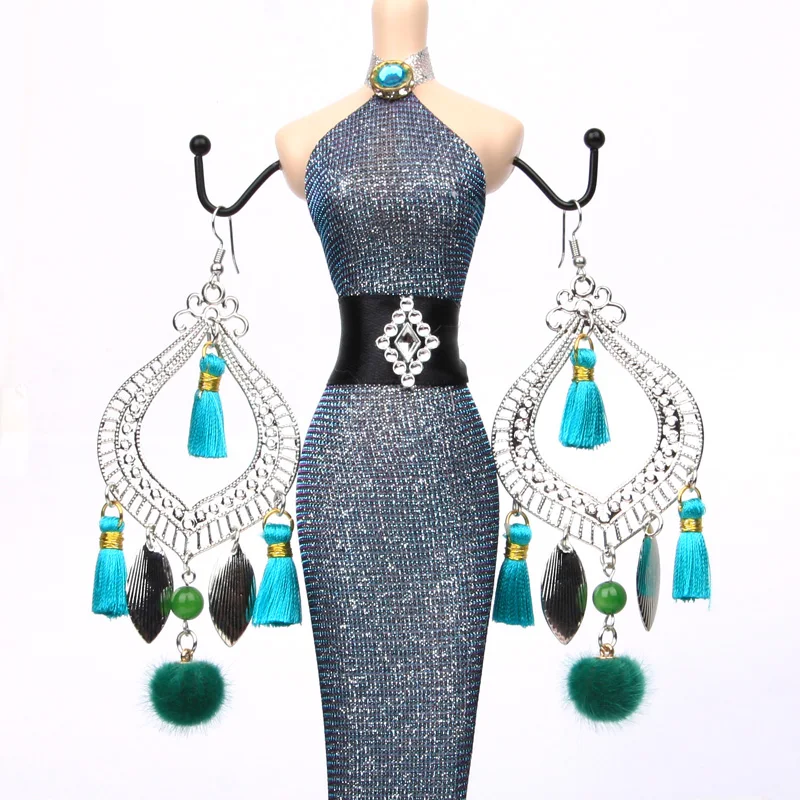 vintage earrings green (3)
