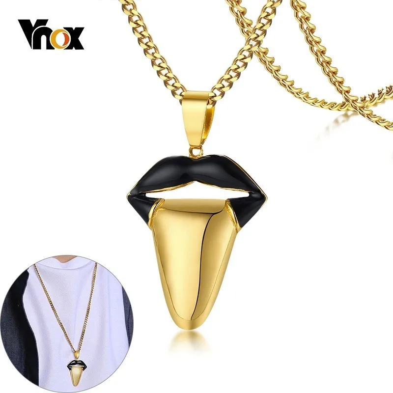 Vnox فريد صعبة خارج جبل المعلقات للرجال الذهب الأسود لهجة الفولاذ المقاوم للصدأ فاسق الذكور فحام مع 24 \ Vnox فريد صعبة خارج جبل المعلقات للرجال الذهب الأسود لهجة الفولاذ المقاوم للصدأ فاسق الذكور فحام مع 24 \