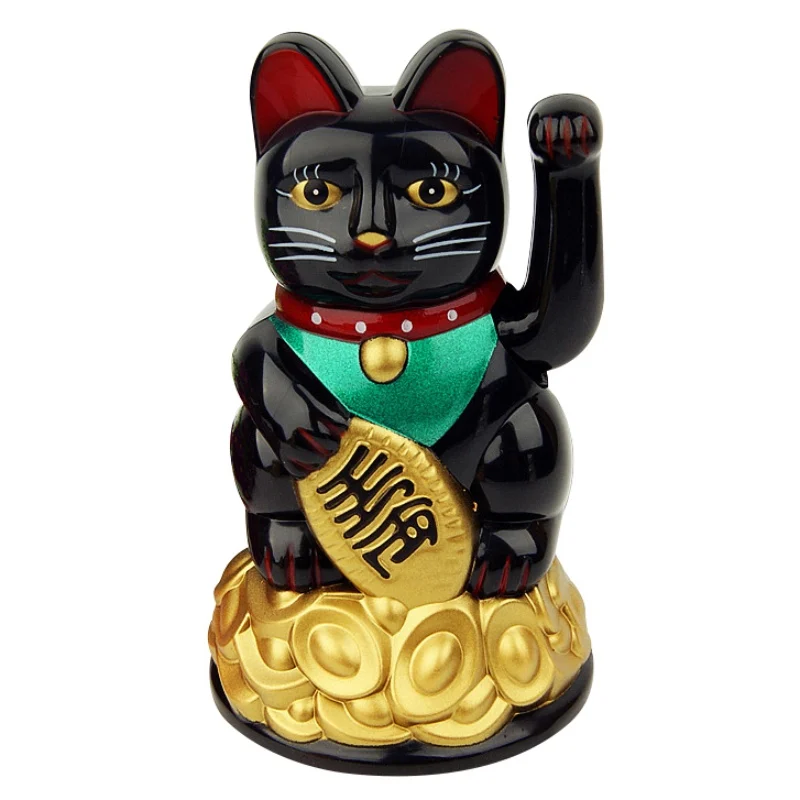 Китайский счастливый кот богатство развевающаяся рука кошка золото Maneki Neko домашний декор фэншуй Добро пожаловать кошка ремесло искусство магазин украшения отеля