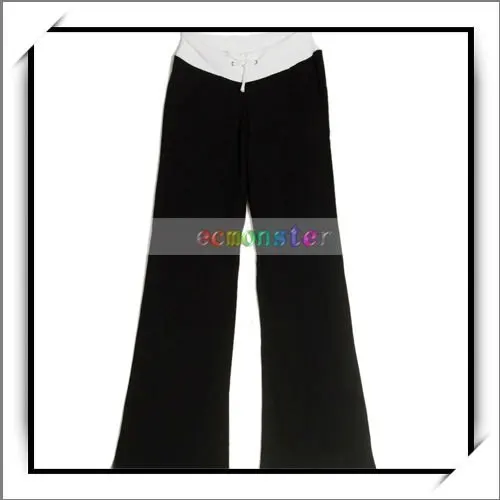 Free Shipping Black Yoga Pants Size L Good and High Quality F00314 |