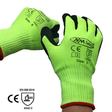 NMSafety супер мягкие домашние садовые Детские аллергические защитные рабочие перчатки для резки