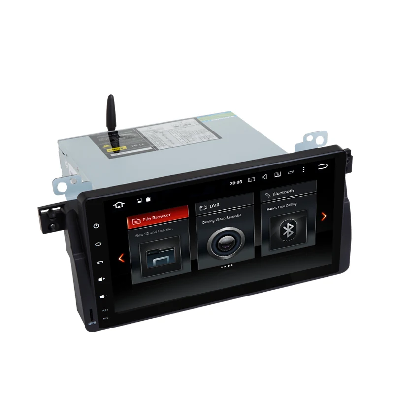Excellent 9 Inch HD Touch Screen Autoradio Android 9.0 Car Multimedia For BMW E46 M3 318i 320i 323i 328i 330i Support GPS Navigation WiFi 2