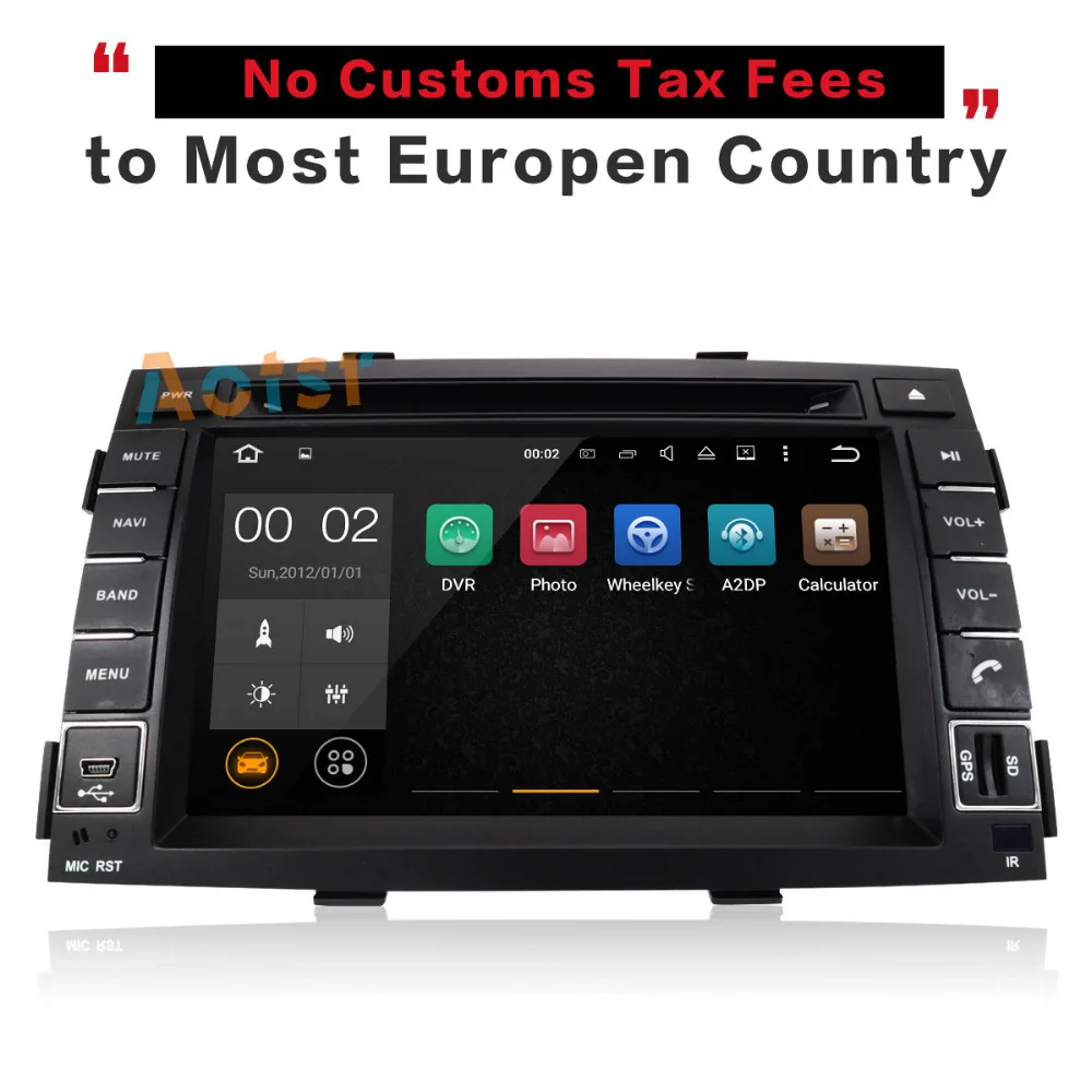 Sale 2G+32G android 7.1 car dvd for kia sorento 2010 2011 2012 2 din in dash car stereo gps nagavition headunit 3