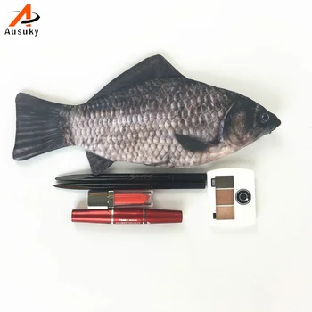 

Cosmetic Bag Fish 3D Printing Maleta de Maquiagem Necessaire Party Makeup Bag Women Cosmetic Bag Wild Organizer Make up Bag 50