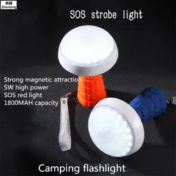 Многофункциональный 5 Вт светодиодный работы инспекции фонарик факел лампы с нижней Магнит Usb аварийное Услуги SOS Strobe Light