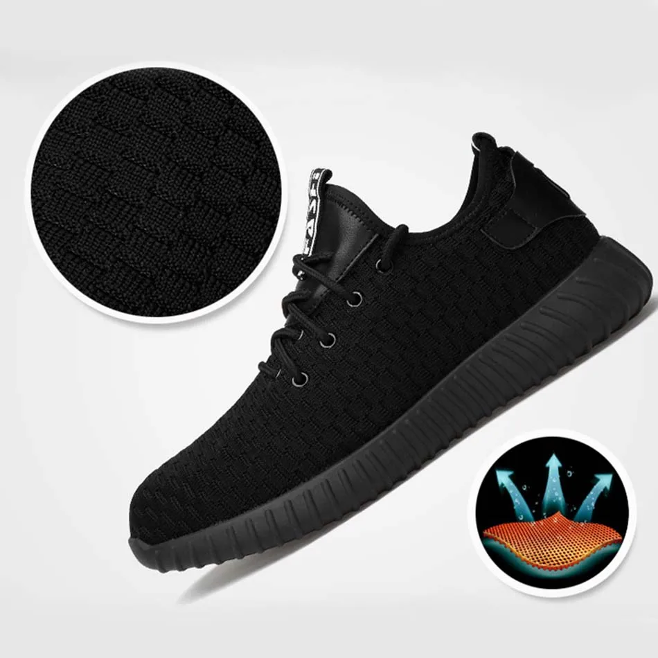 Dragonscales Construction Men's Outdoor Plus Size Steel Toe Work Boots Shoes Men Steel plate bottom Puncture Proof Safety Shoes Dragonscales Construction Men's Outdoor Plus Size Steel Toe Work Boots Shoes Men Steel plate bottom Puncture Proof Safety Shoes