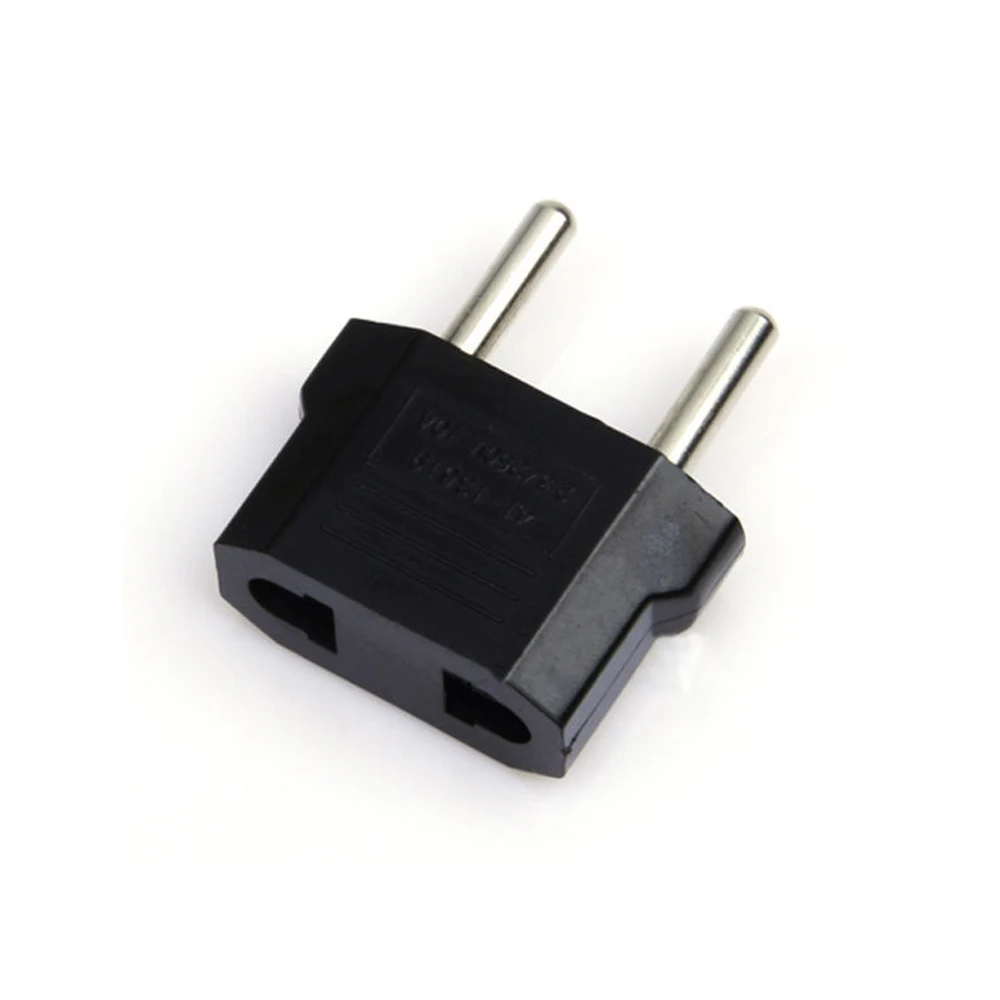 

100pcs/lot USA US to EU Europe Travel AC Power Socket Adapter Converter Wall Plug
