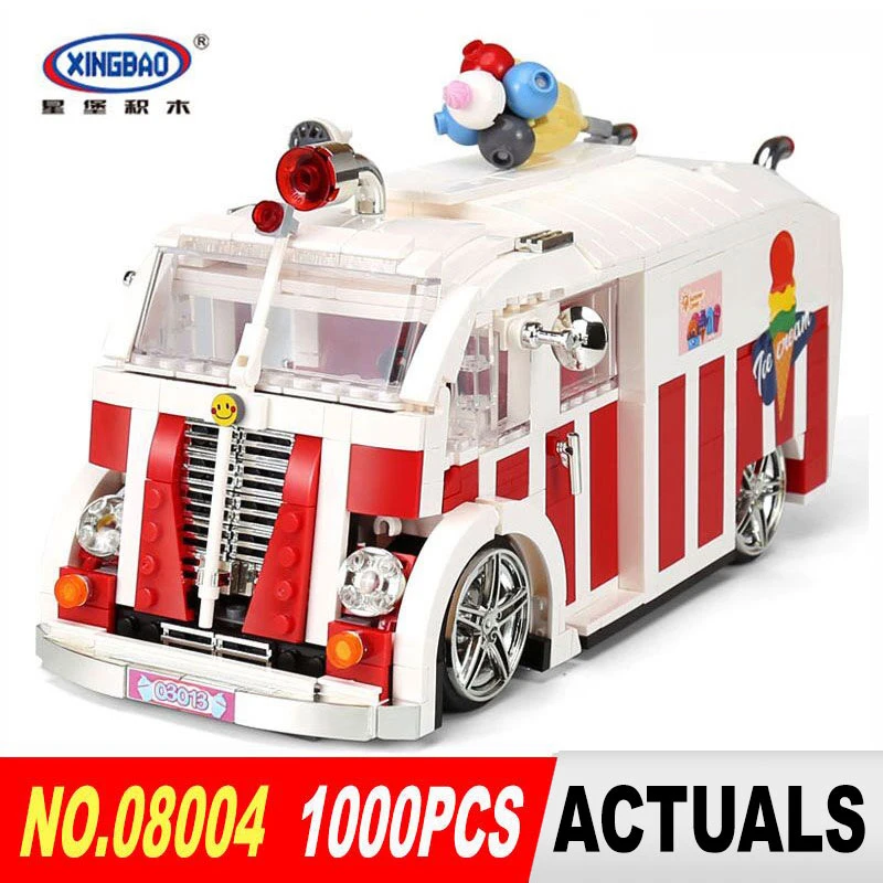 

XINGBAO 08004 1000PSC Creator Camper Van Model Building Kits Bricks Toys Compatible Gifts For kids toy