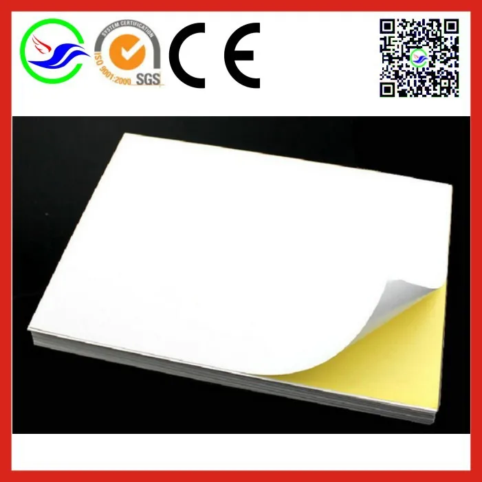 60 sheets High quality A4 blank white matte sticker label for inkjet printer and laser printer 