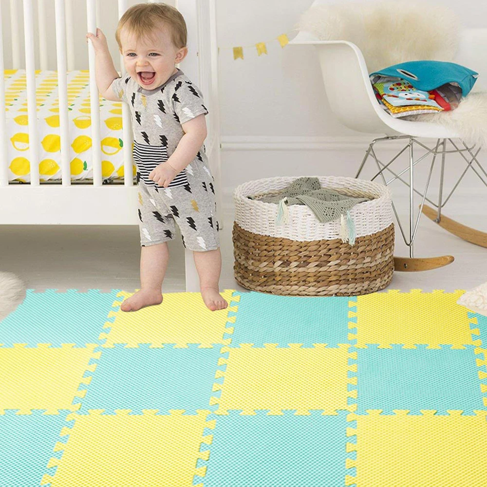 

10 Pcs/Lot Play Mat EVA Foam Puzzle Kids Rug Children Puzzles Floor Playmat Baby Activity Tapete Infantil Carpet Developing Mat