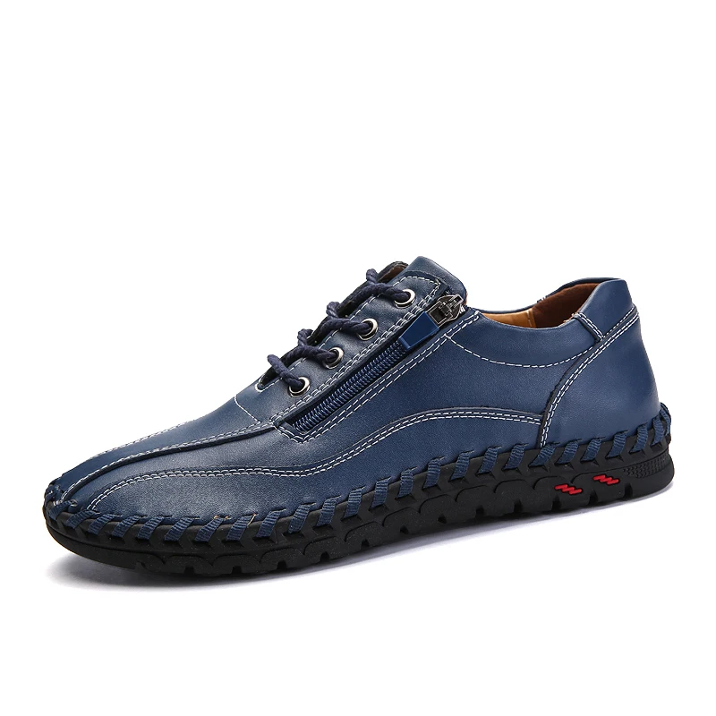 3850 orange Hommes De Tête La Taille Marche Cuir Plus Appartements Large Sneakers marron Casual Bas D'été bleu En Chaussures Noir Adulte ZPXTkuOi