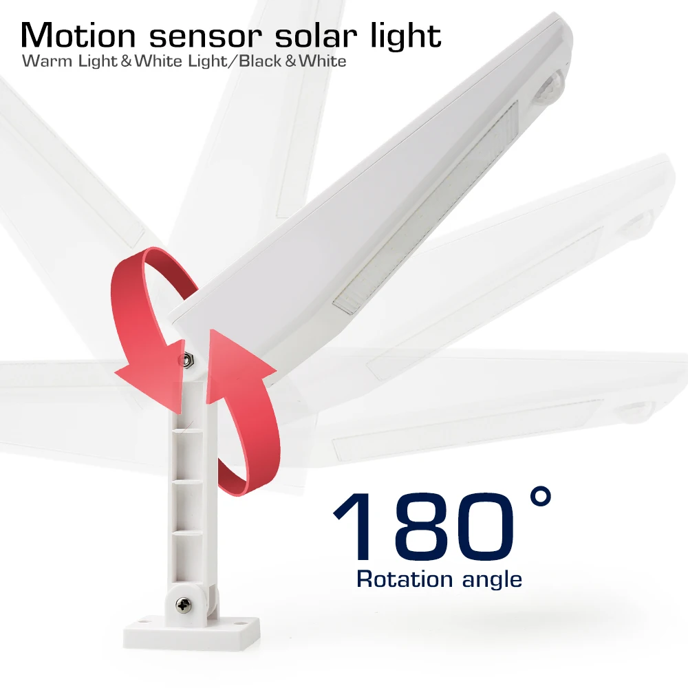 Sensor de Movimento Luzes do Jardim Solar à Prova Luz ao ar Solar Livre Lâmpada Parede D900água Spotlight 900lm Rua Quintal Caminho Luz 48 Led Pir 5 pir sensor de movimento lâmpada parede luzes