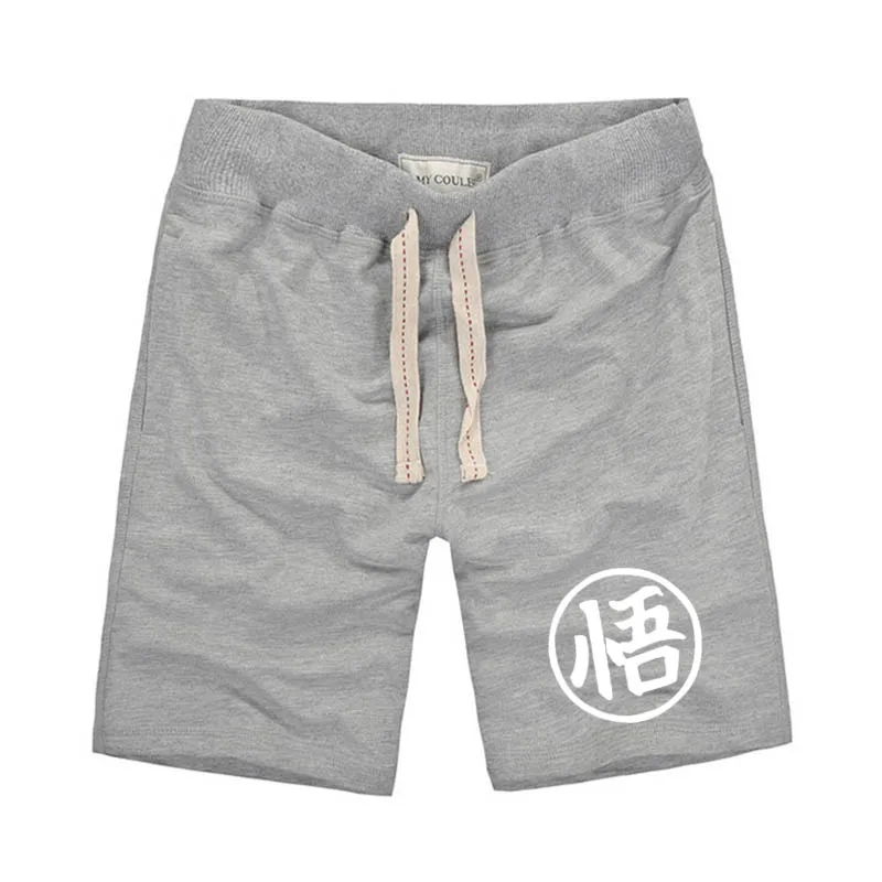 Мужские шорты, комбинезон с принтом Dragon Ball Z, костюм Vegeta, повседневные летние новые пляжные шорты для мужчин, шорты Goku GUI KAME, 7 цветов - Цвет: item02 - grey 2