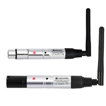 

2.4G Wireless DMX512 Transmitter To Control 500 m DJ Wireless DMX Receiver wireless antenna for LED Stage Lighting Effect Light