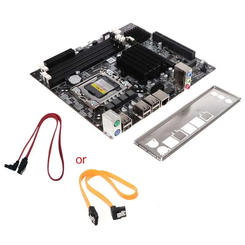 

X58 Desktop Motherboard LGA 1366 Pin DDR3 Computer Mainboard Motherboard for L/E5520 X5650 RECC