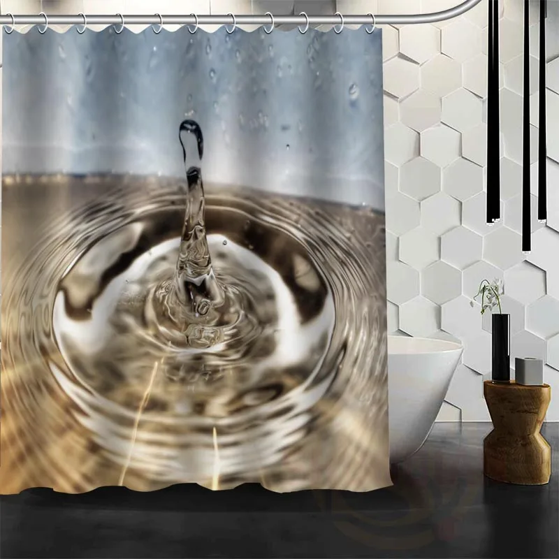 Buy Fashion Waterproof Polyester Bath Curtains Popular