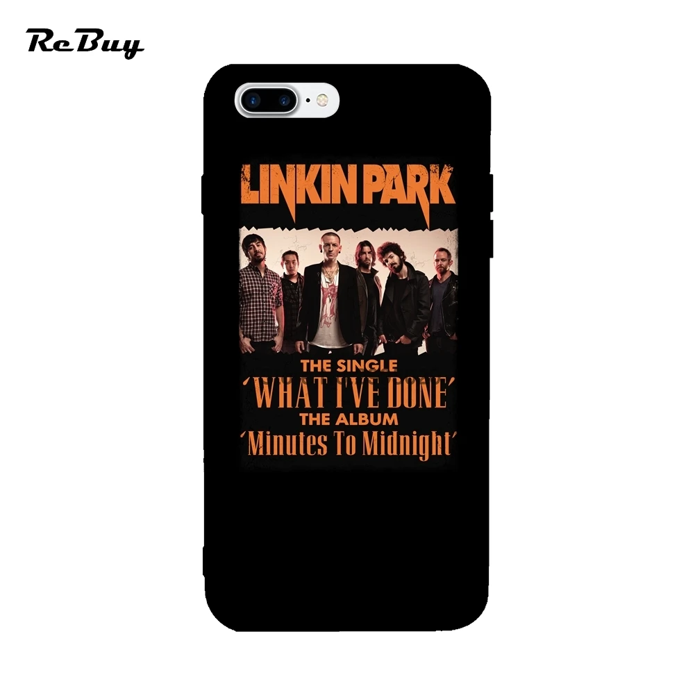 Linkin Park Case For iPhone 6 6S 7 8 X Plus Soft TPU Candy Color Protect Covers Phone |