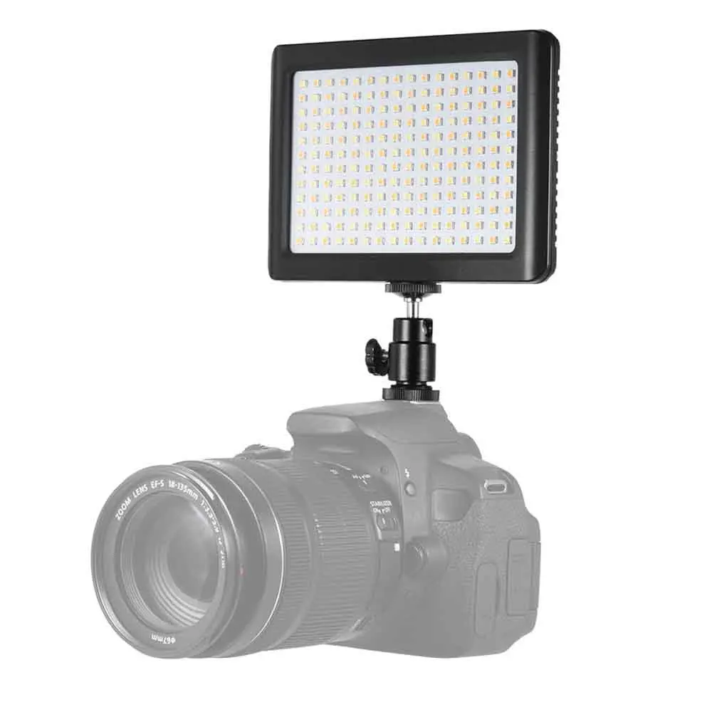 

12W 192 Led Video Light 3200k-6000k Continuous Light for DV Camcorder Dslr Camera Photography Studio Photo Lighting Fotografia