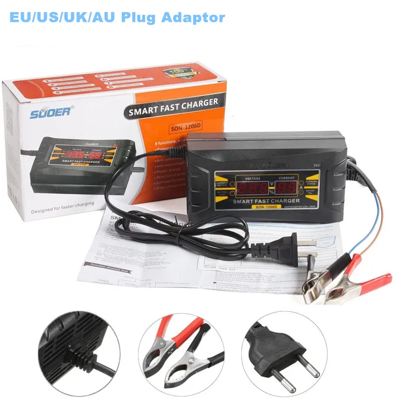 Automatic Car Battery Charger 110v 220v To 12v 6a 10a automatic car battery charger 110v 220v to 12v 6a 10a