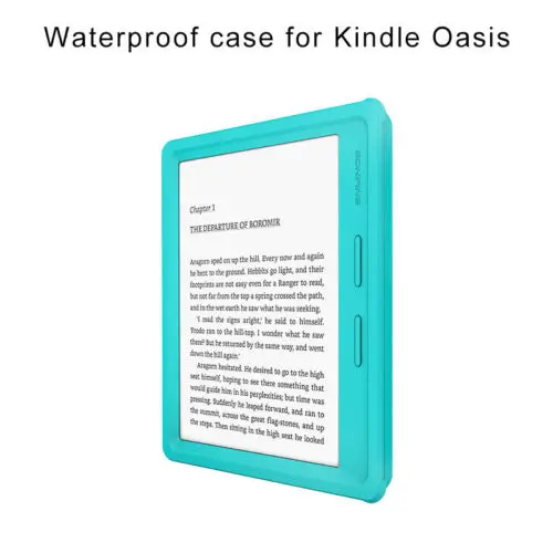 Redpepper снег капля Водонепроницаемый Дайвинг фотография чехол для Kindle oasis 6 - Цвет: Grass Blue