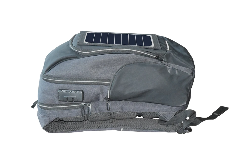 Backpack with Solar Panel and USB Port to Power All your Devices Backpack with Solar Panel and USB Port to Power All your Devices