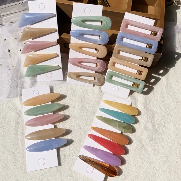 イン韓国シンプルで寛大な二色理髪かわいい女の装飾 レディースヘアアクセサリー Aliexpress