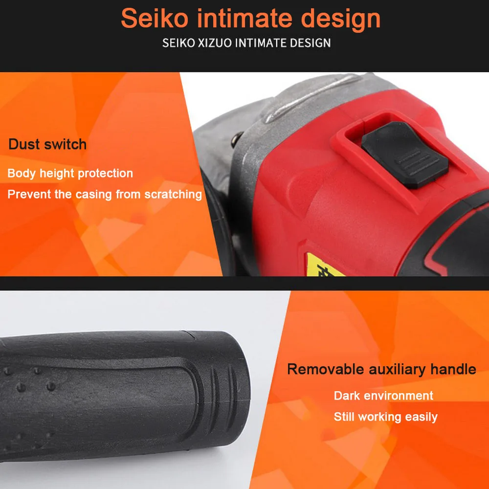 860W Angle Grinder 12V Cordless Lithium-Ion 4000mAh Grinding Machine Grinder Angle Electric Grinder Grinding Power Tools 860W Angle Grinder 12V Cordless Lithium-Ion 4000mAh Grinding Machine Grinder Angle Electric Grinder Grinding Power Tools